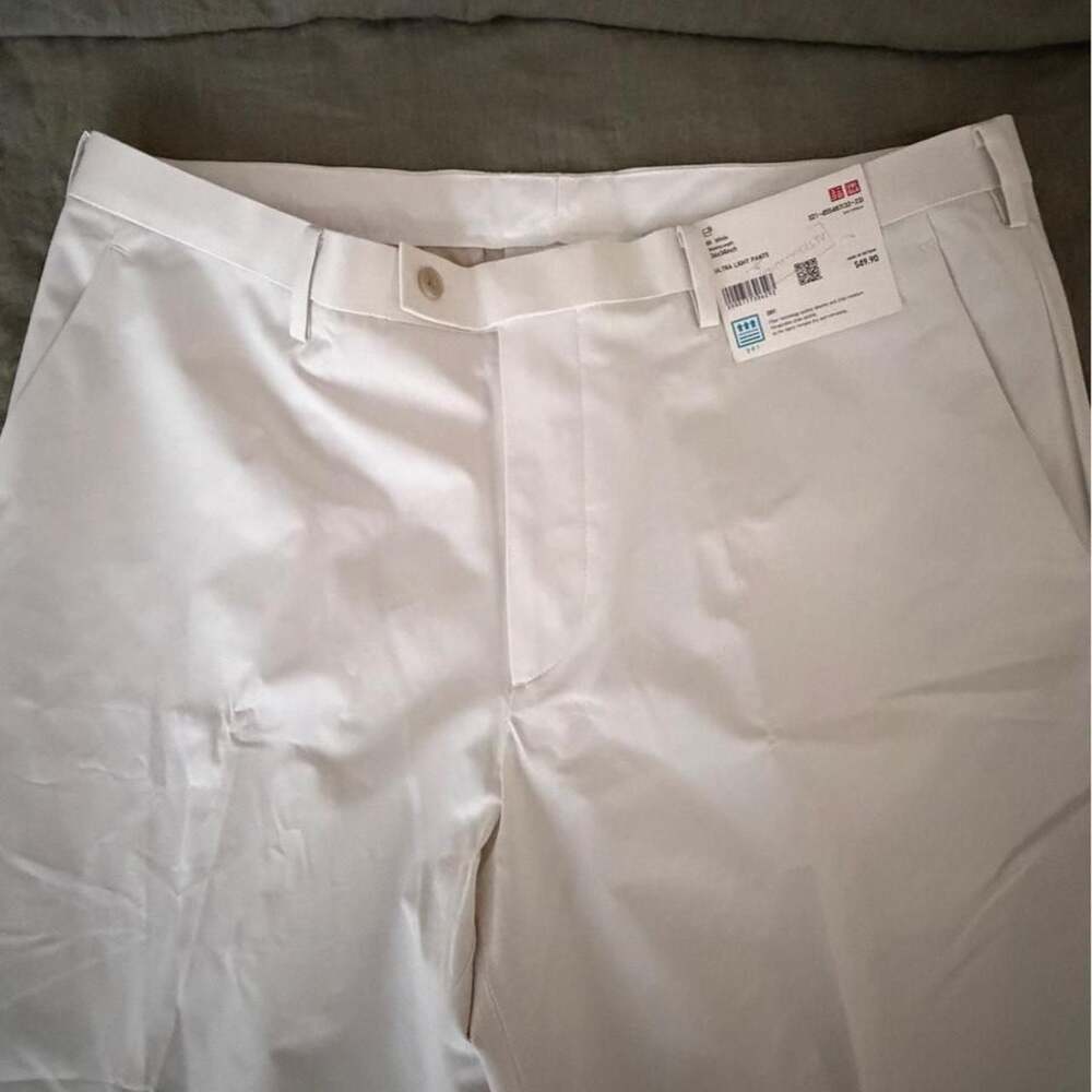 Uniqlo Ultra Light Pants White 36x32